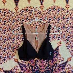 Light Pink and Brown Urban Outfitters Sports Bra
